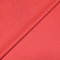 Tissu tailleur 100% laine vierge - Rouge corail