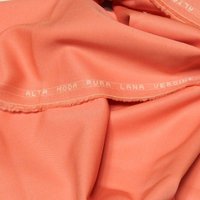 Tissu tailleur 100% laine vierge - Saumon (Coupon de 3 mètres)