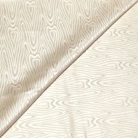Satin 100% soie jacquard - Ondulation écru