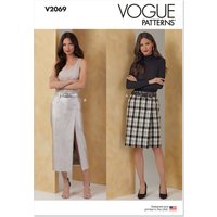 Patron Vogue 2069 Y5 (46-54) - Jupe droite pour femme