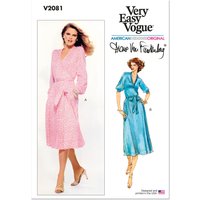 Patron Vogue Y5 (46-54) - Robe portefeuille par Diane von Furstenberg