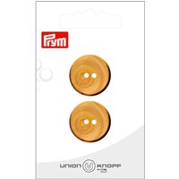 Boutons Union Knopf Prym - Bois Naturel 22 mm (x2)