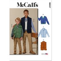 Patron McCall's 8537.K5 - Gilets, haut et chemise pour enfants et garçons