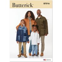 Patron Butterick 7016/A - Veste pour toute la famille