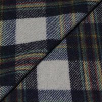 Sergé de laine - Carreaux bleu