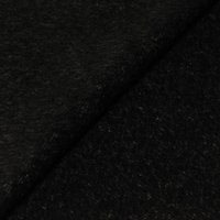 Tweed de laine vierge & alpaga - Noir (Coupon de 2.80 mètres)