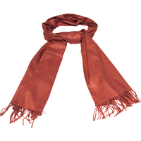 Étole toucher cachemire - Vieux rose