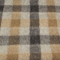 Laine bouillie clan - Beige & anthracite fond gris