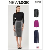 Patron New Look 6792 - Jupes crayon en trois longueurs