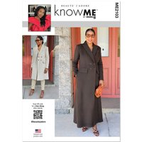 Patron KnowMe 2103.K5 - Manteau doublé en deux longueurs par Beaute' J'Adore