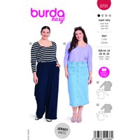 Patron Burda 5731 - T-shirt féminin polyvalent