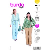 Patron Burda 5746 - Blouse féminine et décontractée