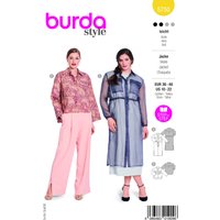 Patron Burda 5750 - Veste tendance à poches XL
