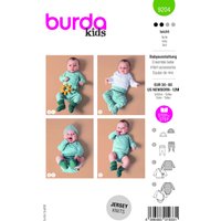 Patron Burda 9204 - Ensemble bébé confortable