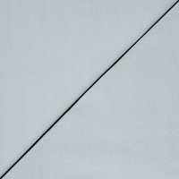 Gabardine coton & élasthanne - Bleu fines rayures blanches