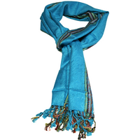 Étole 100% viscose - Jaipur turquoise