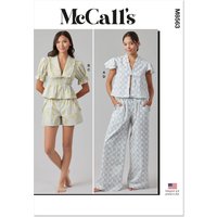 Patron McCall's 8563.A (32-54) - Hauts, short et pantalon dentelle