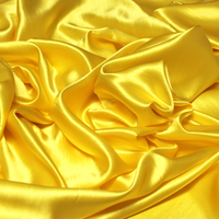 Satin 100% soie sauvage - Jaune