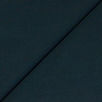 Tissu tailleur sergé laine & élasthanne - Bleu pétrôle