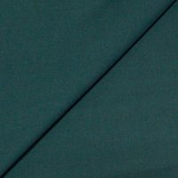 Tissu tailleur laine & élasthanne - Bleu canard