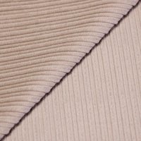 Velours côtelé 300 raies à côtes irrégulières coton & élasthanne - Rose clair