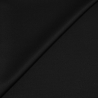 Tissu tailleur sergé 100% laine - Noir