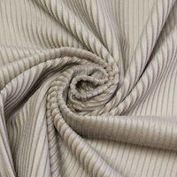 Velours côtelé Jumbo 100% coton - Beige