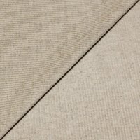 Velours côtelé 300 raies lin & coton - Ficelle
