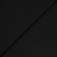 Crêpe de laine rigide - Noir