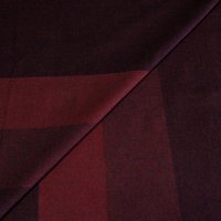 Jean's à rayures contrastées rouge foncé & noir (coupon de 3,80 mètres)