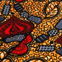 Tissu WAX 100% coton - Eclats royaux (Coupon de 2,70 mètres)