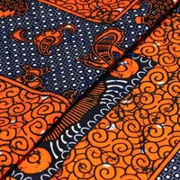 Tissu WAX 100% coton - Rythmes d'Afrique (Coupon de 2,70 mètres)