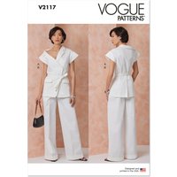 Patron Vogue 2117/Y5 (46-54) - Veste asymétrique et pantalon large
