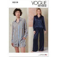 Patron Vogue 2119 (36-52) - Pyjama chemise et bas assortis