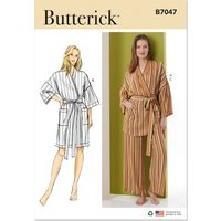Patron Butterick 7047 (36-52) - Robe et pantalon coordonnés