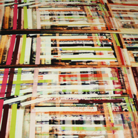 Jersey viscose & élasthanne - Vintage multicolore