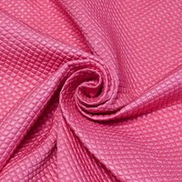 Tissu matelassé - Petits carreaux rose
