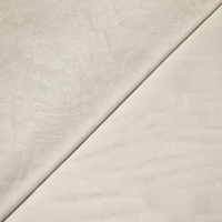 Jacquard 100% coton - Fleuri blanc optique