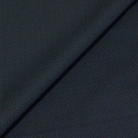 Satin mat coton & élasthanne - Damier fond gris