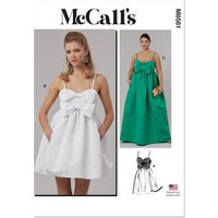 Patron McCall's 8581.W3 (58-66) - Robe taille empire sweetheart à bretelles