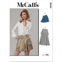 Patron McCall's 8584.K5 (36-44) - Jupe plissée deux longueurs avec ceinture