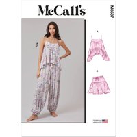 Patron McCall's 8587.A (34-52) - Ensemble top court, shorts et pantalon ballon