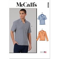Patron McCall's 8589.A (36-58) - Top homme manches variées
