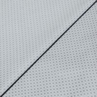 Gabardine coton & élasthanne - Losange gris