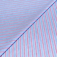 Popeline 100% coton - Rayure épaisseur variable bleu rouge blanc