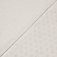 Broderie anglaise 100% coton - Cercle ajouré