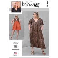 Patron KnowMe 2120.Y5 (46-54) - Robe fluide trapèze