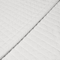 Tissu matelassé - Carreaux blanc