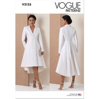 Patron Vogue 2125/D5 (32-40) - Manteau-robe double boutonnage