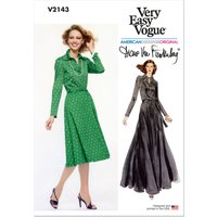 Patron Vogue 2143/Y5 (46-54) - Robe femme « vintage DVF »